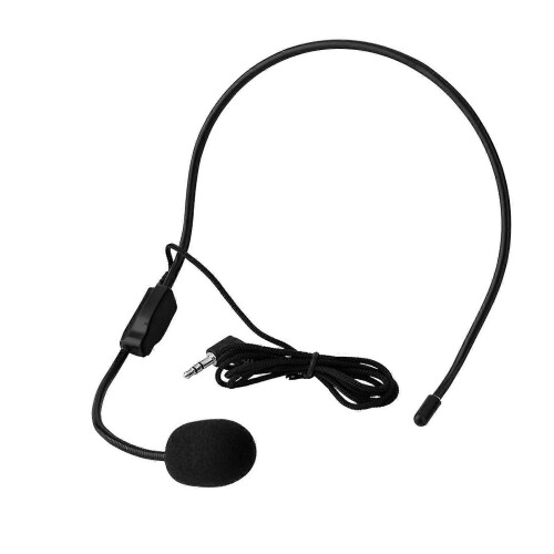 Mini Condenser Microphone 3.5mm Wired Head Mounted MIC for Voice Amplifier Speaker 2