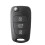 Hyundai I20 I30 I35 3 Buttons Flip Folding Remote Key Shell Case 4