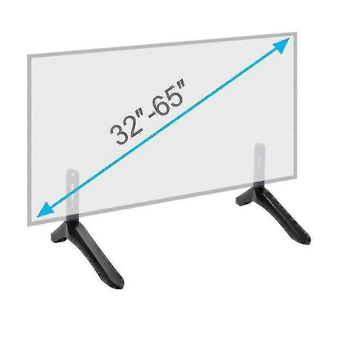 Support universel pour téléviseur, support de table pour téléviseurs de 32 à 65 pouces 2