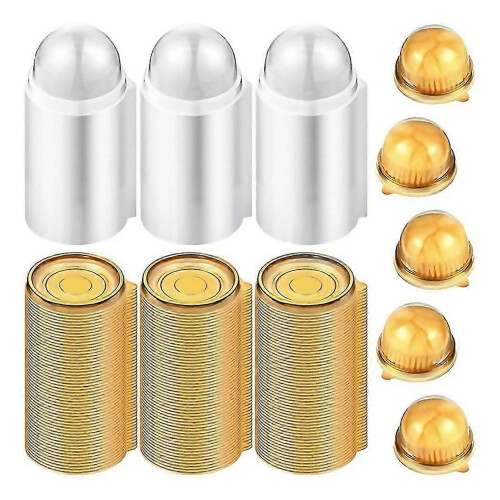 100pcs Clear Plastic Mini Cupcake Boxes Muffin Pod Dome Muffin Cake Container Box Individual 1