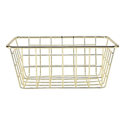 Storage Basket Solid Color Household Iron Basket Storage Box 1