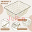 Storage Basket Solid Color Household Iron Basket Storage Box 3