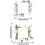 Green Leaf Light Switch Sticker 2 Pieces Removable Plant Light Switch Decor Decals DIY Wall Art Stickers 5