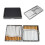 Leather Metal Cigarette Case for 20 Cigarettes (Black) 4