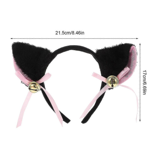 Copricapo per cosplay con orecchie da gatto, cerchietti per capelli per bambini, 2 pezzi 1