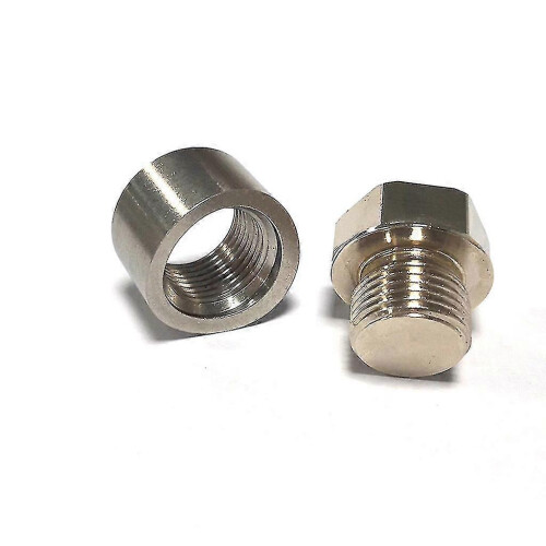 M18x1,5 O2-Sauerstoffsensor-Breitbandstecker, Mutter, Stufenkappe, Schweißstopfen 1