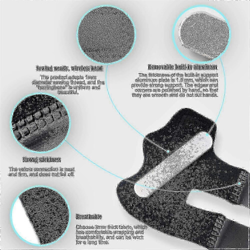 4 Pack Trigger Finger Splint Finger Support Knuckle Fixation Broken Finger Protector Fits Index Finger Middle Finger Ring Finger 2