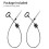 2 Stück Relaxsessel-Kabelzuggriff-Entriegelungs-D-Ring-Kabel 4