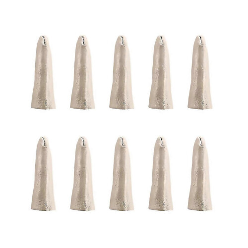 Leather Finger Protector Finger Thimble Guards Toolscreamywhite 1