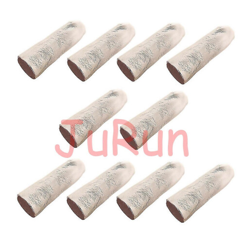Leather Finger Protector Finger Thimble Guards Toolscreamywhite 2