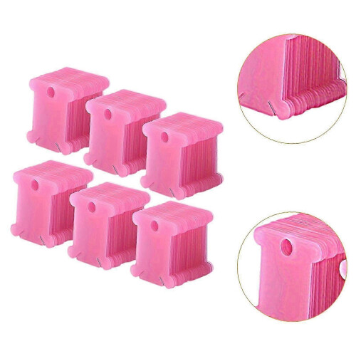 150x Floss Bobbins Winding Board Spool Sturdy Needlework Firm Sewing Storage 1