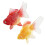 2 pezzi di pesci rossi simulati, modello di pesce, pesce rosso artificiale 3