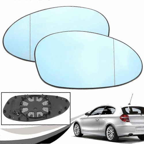 Espejos retrovisores con lentes de cristal calefactables para E81 E82 E87 E88 E90 E91 1