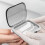 Grey Denture Case Household Retainer Case for Storage 2Sets Plastic Box 2