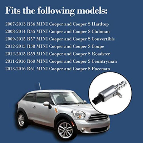 Variable Valve Timing Vvt Solenoid For Mini R56 R57 2007 Replace 11368610388 1