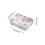 Decorative Rectangular Tin Box for Storage 6Pcs Floral Printed Metal 2