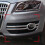 For- Q5 2009-2012 Abs Chrome Front Fog Light Lamp Grill Frame Panel Cover Bezel Auto Styling Garnis 4