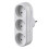 EU Ground Wall Socket Adapter Plug Extension Power Outlet Converter 3500W 4