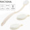 Back Creaming Aid With Long Handle, Back Cream Tool With 3 Interchangeable Heads, Lotion Applicator 3