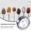 Round Mustard Small Condiment for Parties Silver 200Pcs 3