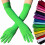 Solid Color Long Gloves - Super Soft, High Elasticity, Skin-Friendly, Fade-Resistant 2
