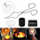 6 Pcs Torch Melting Silver Graphite Crucible Kit Graphite Crucible Ingot Mold Casting Tools Square Graphite and Quartz 2