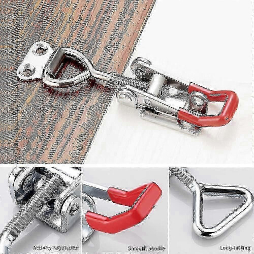 4pc Lever Latch,Box Latch,Corner Clip,Security Buckle,Door Bolts100kg 1