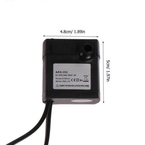 Submersible Pond Pumps 3Pcs Water Pump with Adjustable Flow and LED Light 1