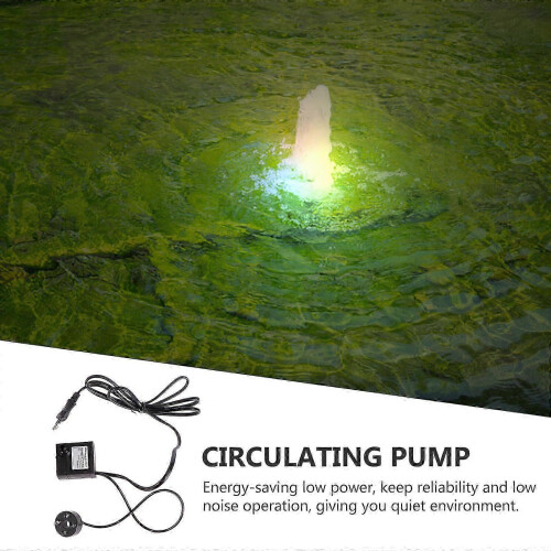 Submersible Pond Pumps 3Pcs Water Pump with Adjustable Flow and LED Light 2
