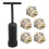 5pcs G9 Ceramic Lamp Holder Temperature Resistance Zinc Alloy Ring Light Bulb Base Socket With Socket Ring Removal Tool 4