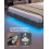 VASAGLE Bed Frame King Size 200x150x26cm 7