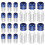 Pill Container Bottles Empty Plastic Medicine Bottles for Storage 80Pcs 4