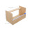 Distributeur De Ruban Adhésif En Bois Kaki Multi-Roues 2