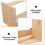 Distributeur De Ruban Adhésif En Bois Kaki Multi-Roues 4
