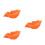 3Pcs Orange Ceramic Soap Saver Plate Leaf Shape with Spout for Shower 5