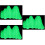 3Pcs Compact Fluorescent Rockery Fish Tank Decor Household Accessory 6