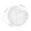 2Pcs Decorative Transparent Glass Lamp Shade with Aluminum Wire Frame 3