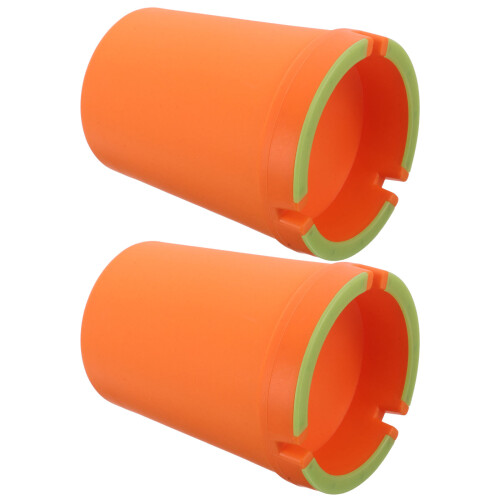 2Pièces Cendrier Lumineux Orange Plastique Pour