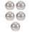 5Pcs Light Grey Glass Globe Lamp Shade Replacement for Wall Sconces 1