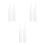 6Pcs Empty PVC Caulk Tubes for Repairs White Refillable Sealant 6