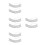 8Pcs Silver Jingle Charm Layered Anklet Bracelet for Boho Style 6