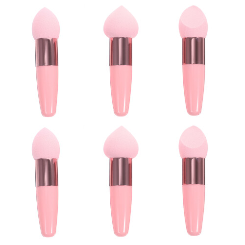2Sets Pink Foundation Applikator, Make-Up Mit Latex
