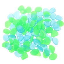 500Stk Leuchtende Resin Kiesel Mehrfarbig Für Aquarium Gartenweg