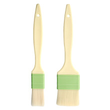 2Stk Kunststoff Backpinsel Gelb Für Bbq, Backen Und Grillen