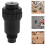 2Pcs Durable Black Plastic Piston Valve for Home Air Compressors 10