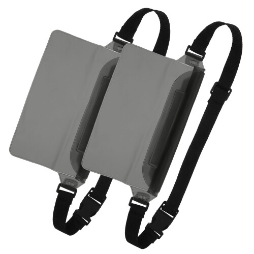 10Pcs Black Waterproof Cell Phone Pouch with Comfortable Waist Strap