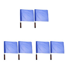 6Pcs Multipurpose Flags for Soccer Volleyball Referee Use