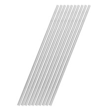 10Pcs Silver Aluminum Brazing Rods for Heat Transfer and Science Labs