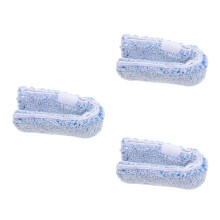 3Pièces Pads Microfibres Fenêtres Voitures Bleu