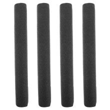 4Pcs Epe Foam Tubing for Handrail DIY Black Pool Pipe Insulation Wrap